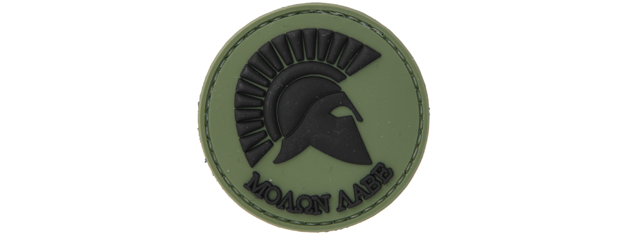 AC-110A MOLAN LABE PVC PATCH (GREEN) - Click Image to Close