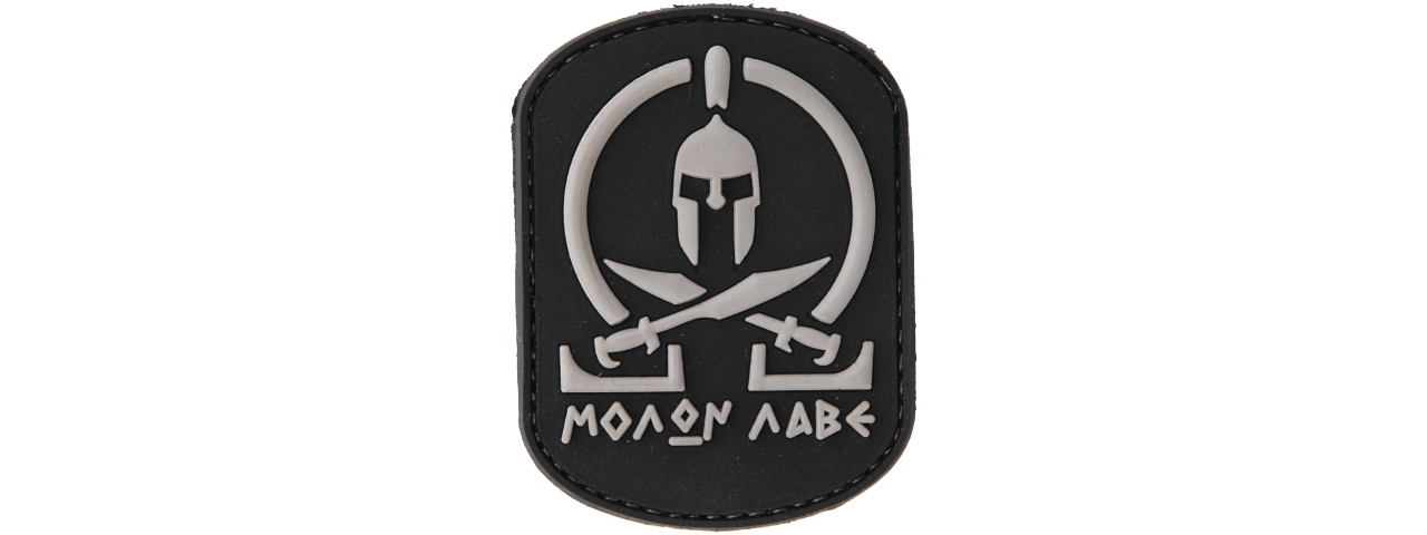 AC-110C MOLAN LABE PVC PATCH (BLACK) - Click Image to Close