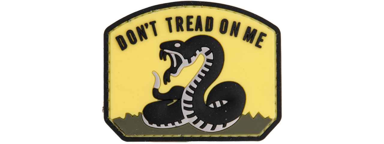 AC-110H DON'T TREAD ON ME PVC PATCH - Click Image to Close