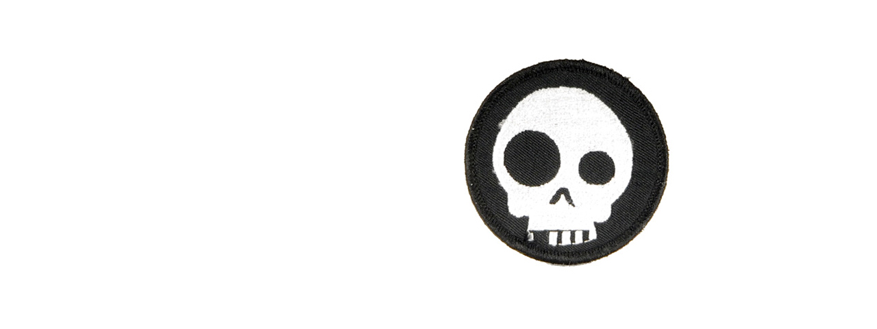 AC-110 Big Eye Socket Skull Velcro Patch - Click Image to Close