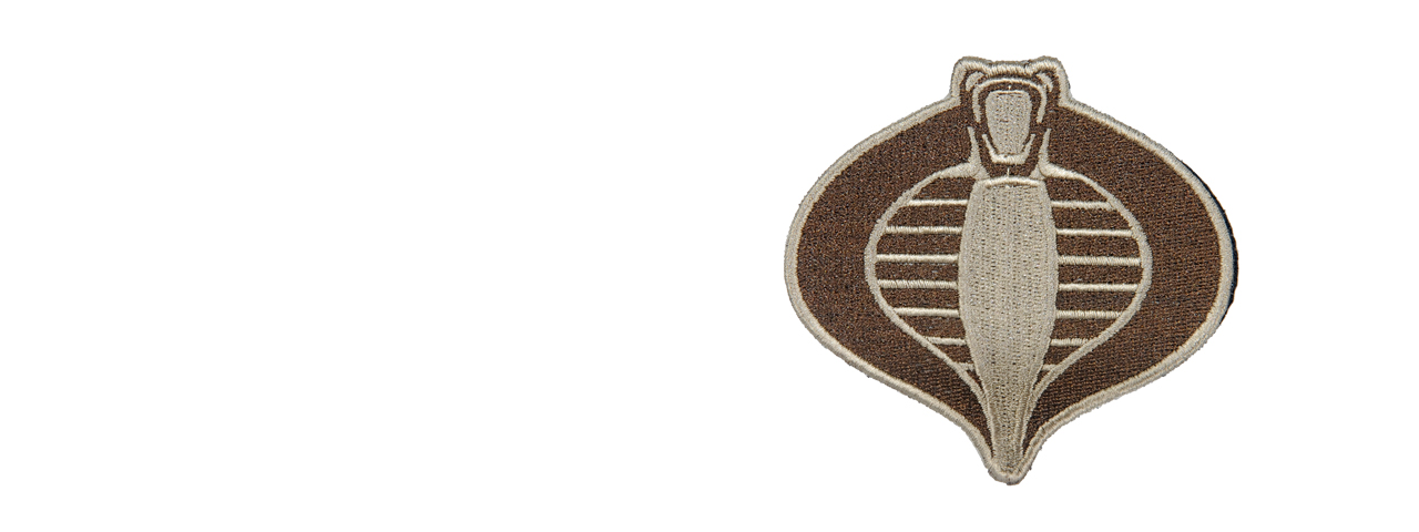 AC-126T Cobra Patch, Tan - Click Image to Close