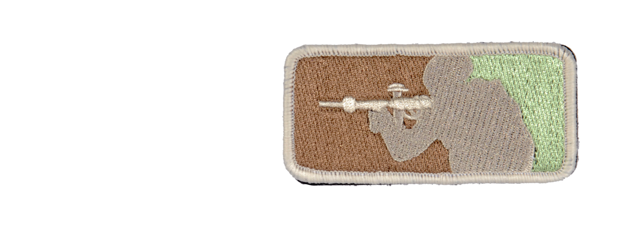 UK ARMS AIRSOFT TACTICAL VELCRO PATCH - CAMO - Click Image to Close