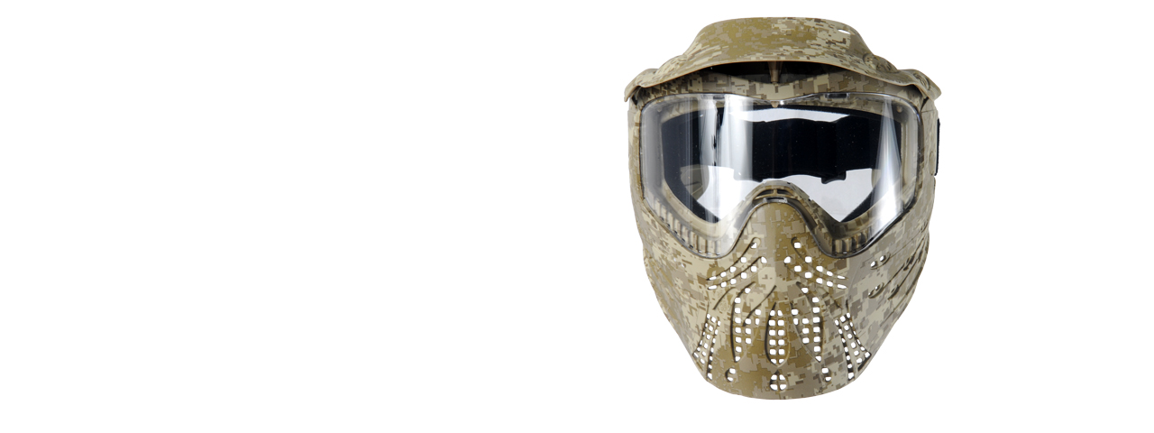 AC-175D FULL FACE PROTECTION MASK (DESERT DIGITAL) - Click Image to Close