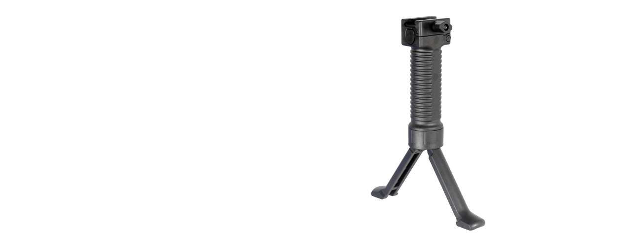 AC-190B Bipod Grip - Black - Click Image to Close