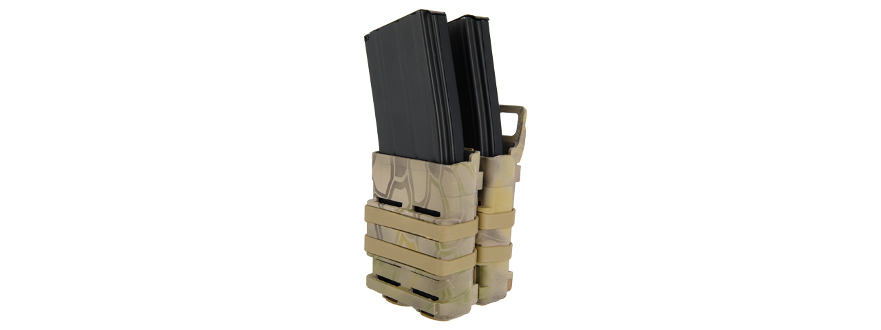 AC-213M QUICK DOUBLE M4/M16 MAGAZINE POUCH - MDK - Click Image to Close