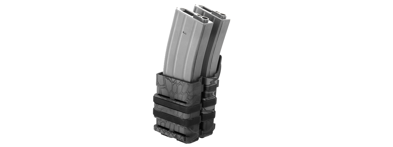 AC-213Y QUICK DOUBLE M4 MAGAZINE POUCH (COLOR: TYP) - Click Image to Close