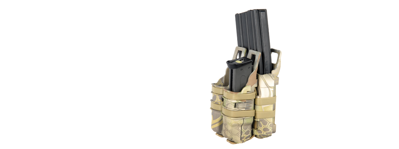 UK ARMS SINGLE RIFLE/ DOUBLE PISTOL QUICK DETACH POUCHES - MDR - Click Image to Close