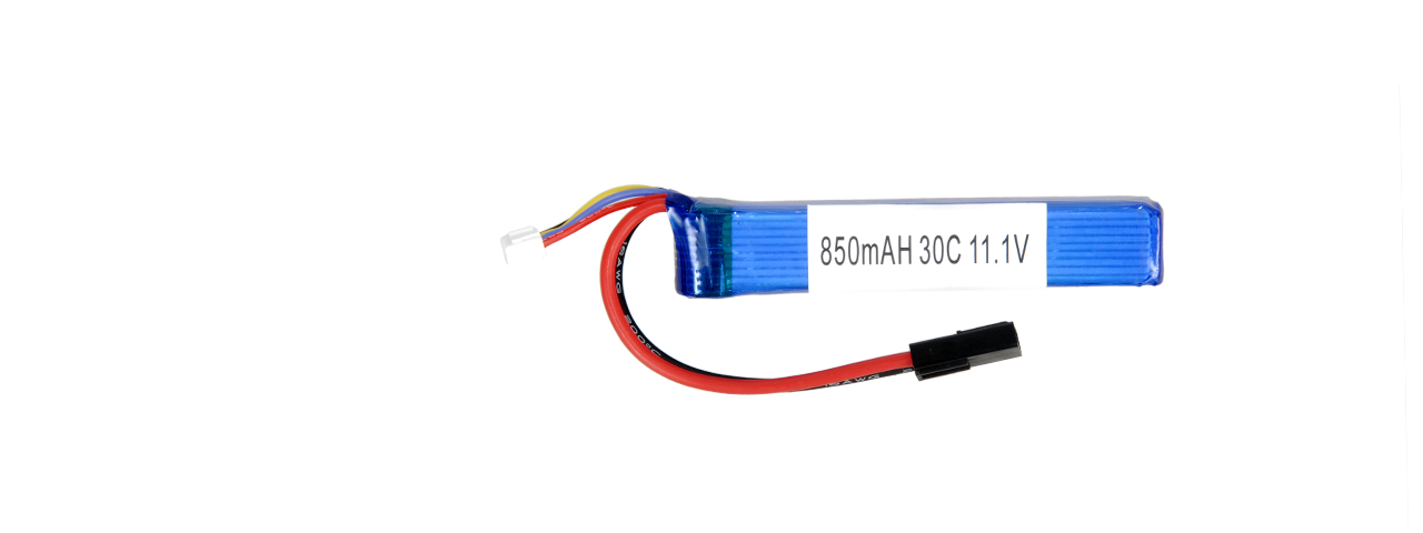 AC-219C LiPO 11.1V 850mAH 30C Buffer Tube Battery - Click Image to Close