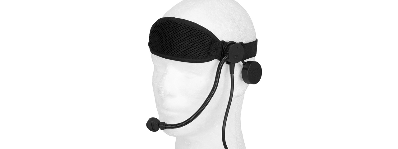 AC-253B Z-TACTICAL COBRA BOOM ARM TACTICAL HEADSET (BLACK) - Click Image to Close