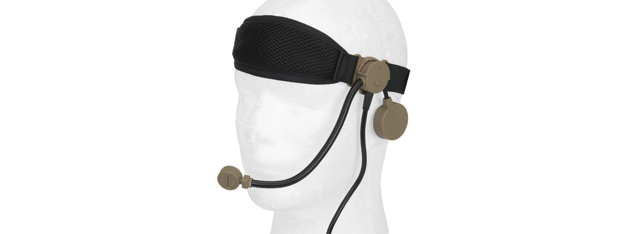 AC-253T Z-TACTICAL COBRA BOOM ARM TACTICAL HEADSET (TAN) - Click Image to Close