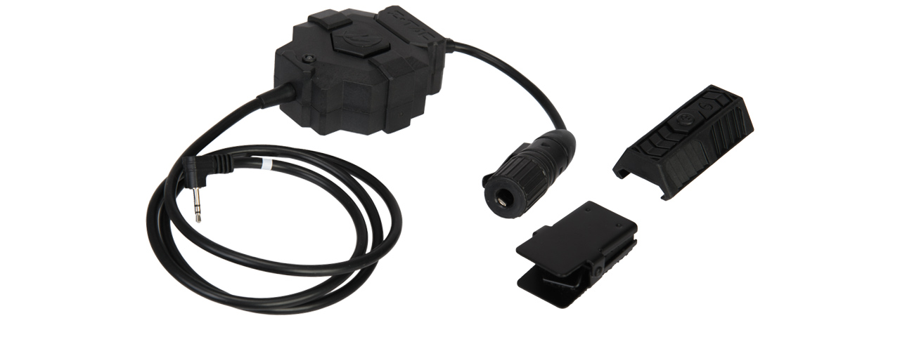 AC-255A Z-TACTICAL PTT (MOTOROLA 1-PIN VERSION) ADAPTER FOR RADIO & HEADSET - Click Image to Close