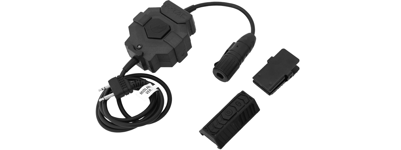 AC-255C Z-TACTICAL PTT (MIDLAND VERSION) ADAPTER FOR RADIO & HEADSET - Click Image to Close