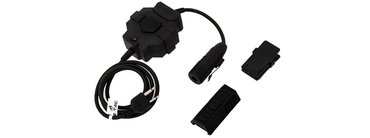 AC-255D Z-TACTICAL PTT (ICOM VERSION) ADAPTER FOR RADIO & HEADSET - Click Image to Close