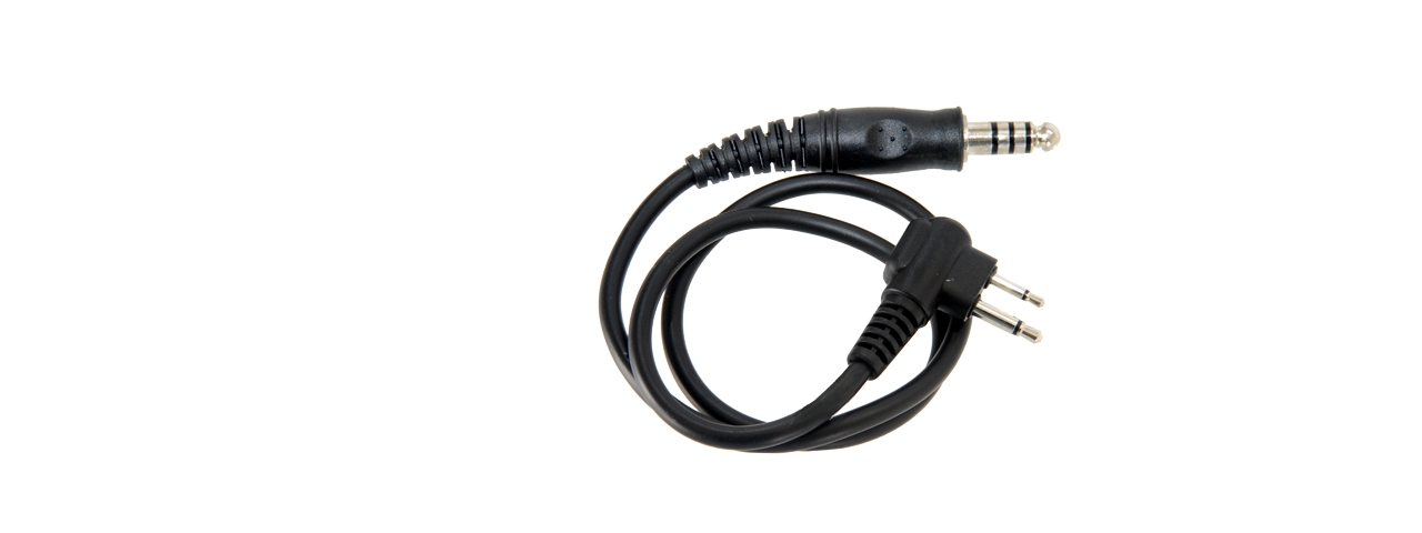 ZTac AC-256B Push-To-Talk Wire, Motorola 2-Pin Version - Click Image to Close