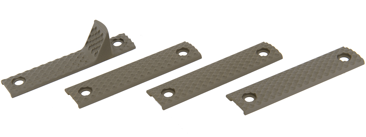 AC-286T RAIL COVER SET FOR AC-285B/T (DARK EARTH) - Click Image to Close