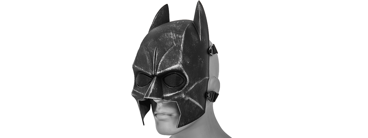 AC-312F BATMAN MASK (WEATHERED BLACK) - Click Image to Close