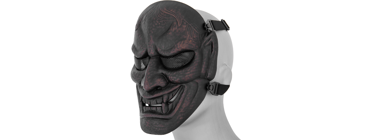 UK ARMS AIRSOFT SHOCK RESISTANT WISDOM MASK - RED BRONZE - Click Image to Close