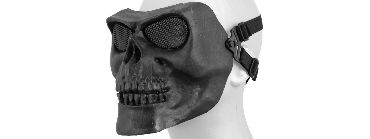 AC-318BK MESH SKULL FULL FACE MASK (BLACK) - Click Image to Close