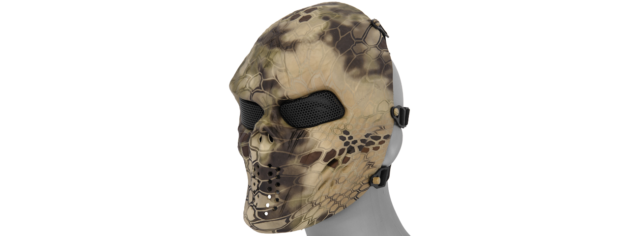 AC-319H VILLAIN MESH FACE MASK (HIGHLANDER) - Click Image to Close