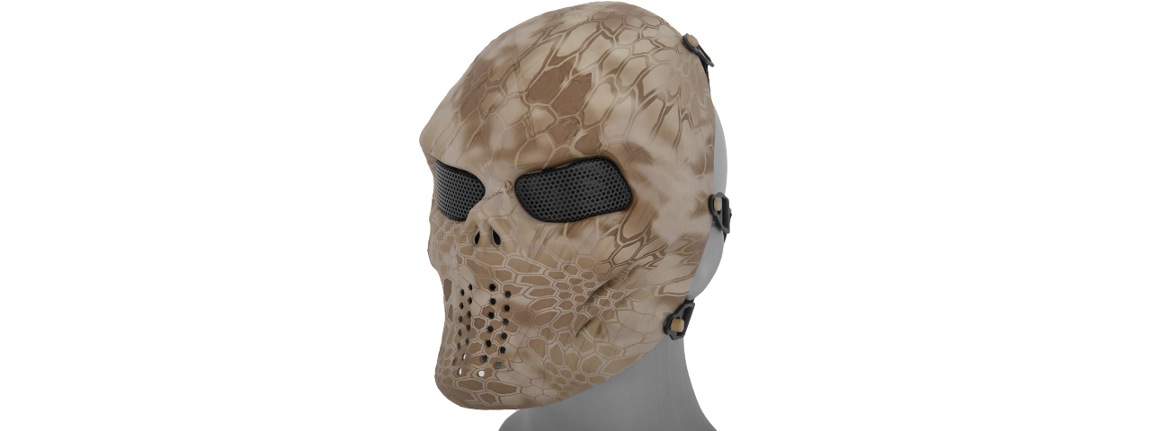 AC-319N VILLAIN MESH FACE MASK (NOMAD) - Click Image to Close