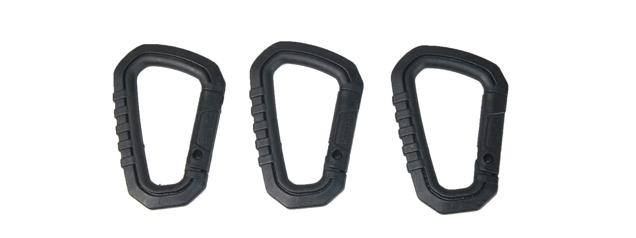 AC-324B SET OF 3 TYPE-D QUICK HOOK LARGE SIZE (BLACK) - Click Image to Close