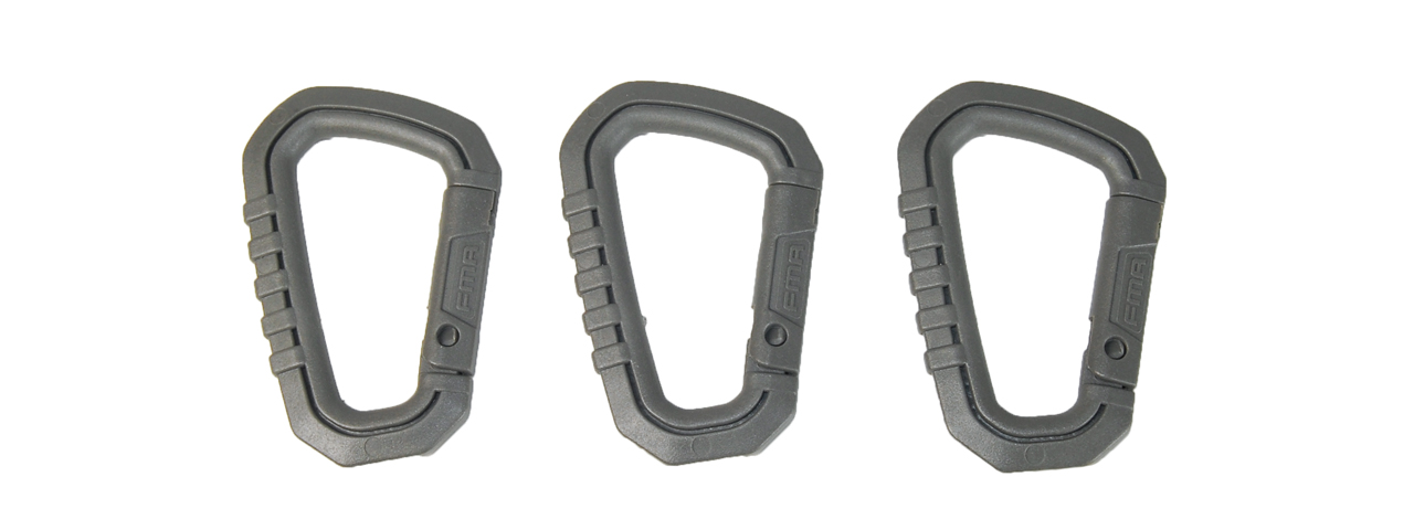 AC-324G SET OF 3 TYPE-D QUICK HOOK LARGE SIZE (FOLIAGE GREEN) - Click Image to Close