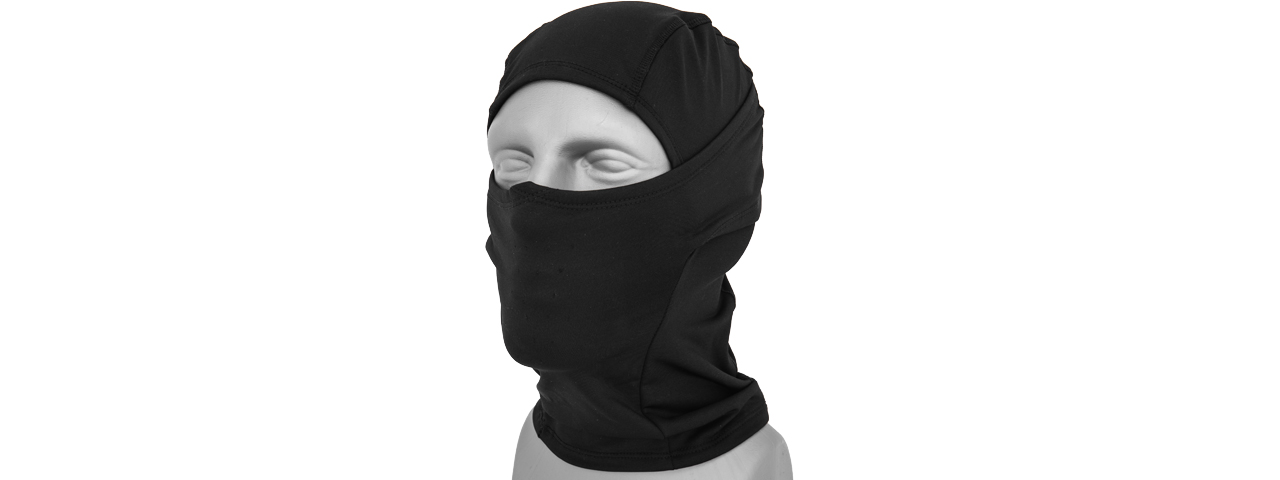 AC-384B TACTICAL "WINTER" FLEECE BALACLAVA (COLOR: BLACK) - Click Image to Close