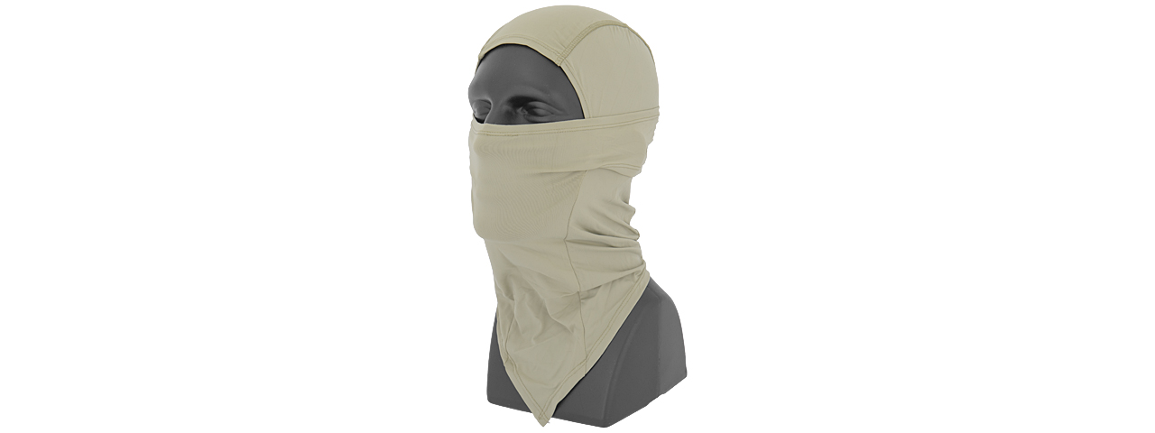 AC-386KL QUICK DRYING BALACLAVA LONG (KHAKI) - Click Image to Close