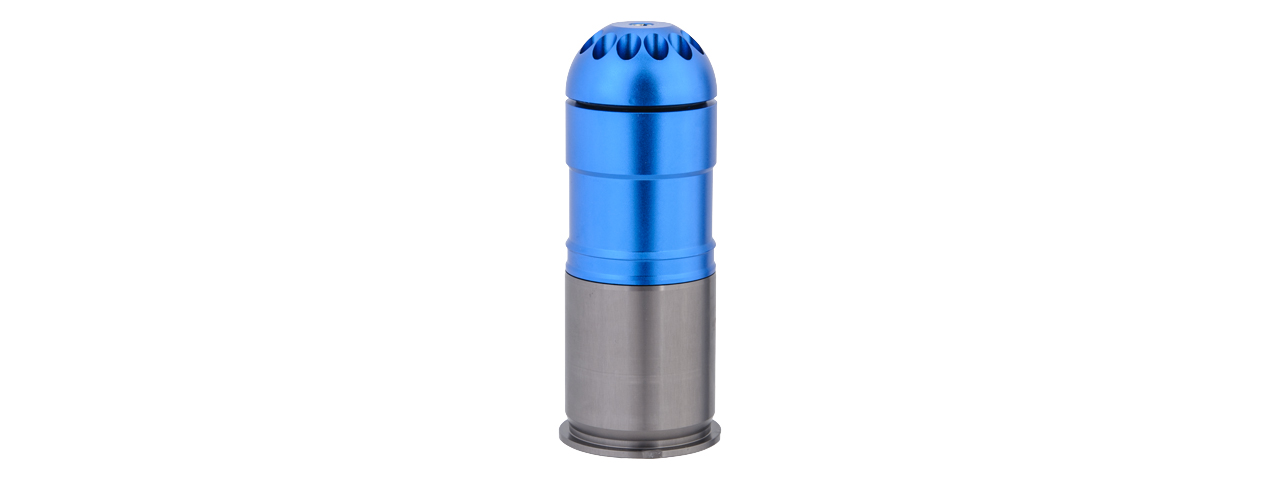 AC-463L 40MM CARTRIDGES 120RDS GRENADE - IMPROVED VERSION (BLUE) - Click Image to Close