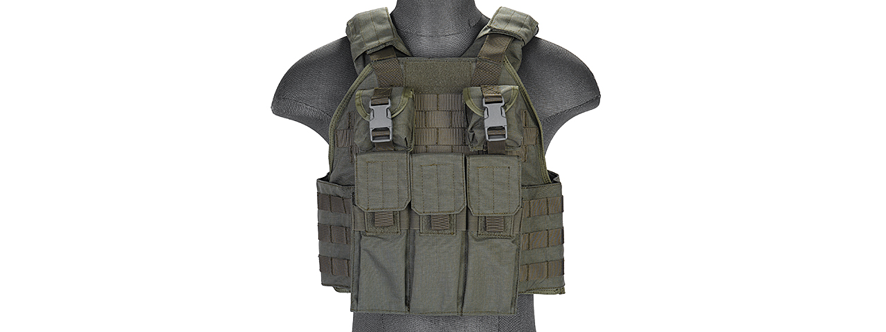 AC-464G Scalable Tactical Vest (Sage) - Click Image to Close