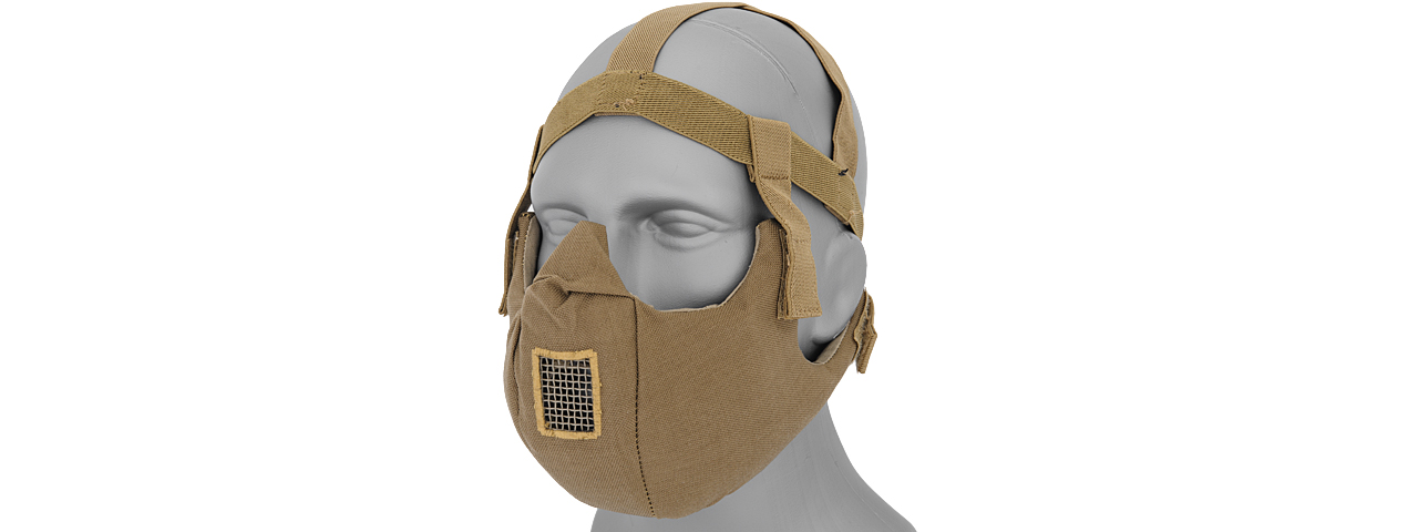 AC-471T V5 CONQUERORS MASK (TAN) - Click Image to Close