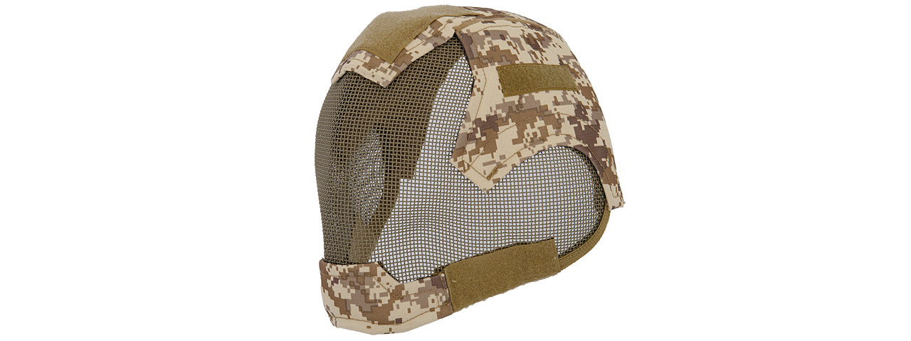 AC-472D V6 STRIKE MESH MASK HELMET (DESERT DIGITAL) - Click Image to Close