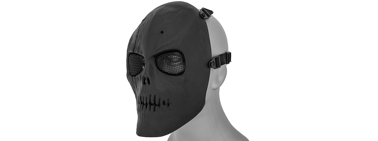 AC-475B2 MESH SCARRED SKULL MASK (BLACK) VER.2 - Click Image to Close