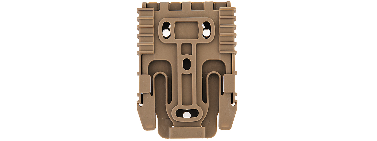 UK ARMS AIRSOFT HOLSTER QUICK LOCKING SYSTEM KIT - TAN - Click Image to Close