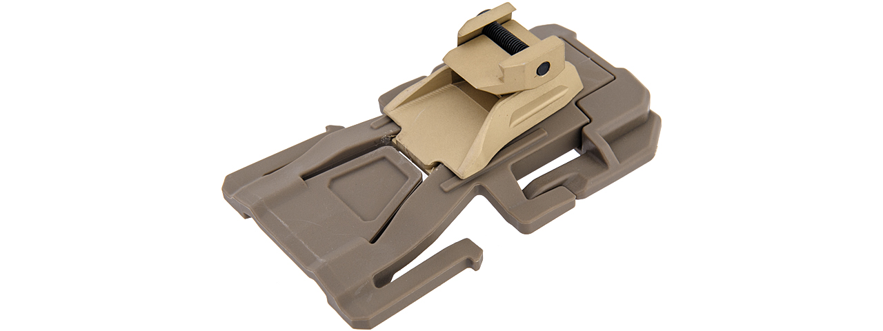 AC-512T WEAPON LINK w/RAIL ADAPTER (DARK EARTH) FOR WEBBING - Click Image to Close