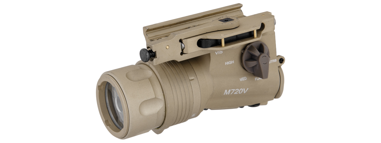 AC-518T M720V WEAPON LIGHT w/REMOTE SWITCH (DE) QUICK DETACH - Click Image to Close