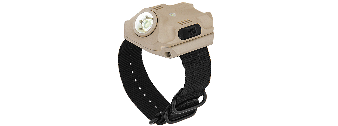 AC-523T USB CHARGE WRIST LIGHT 240 LUMENS L.E.D. (DE) - Click Image to Close