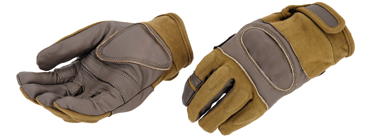 AC-803M Hard Knuckle Glove (Coyote) - Size M - Click Image to Close