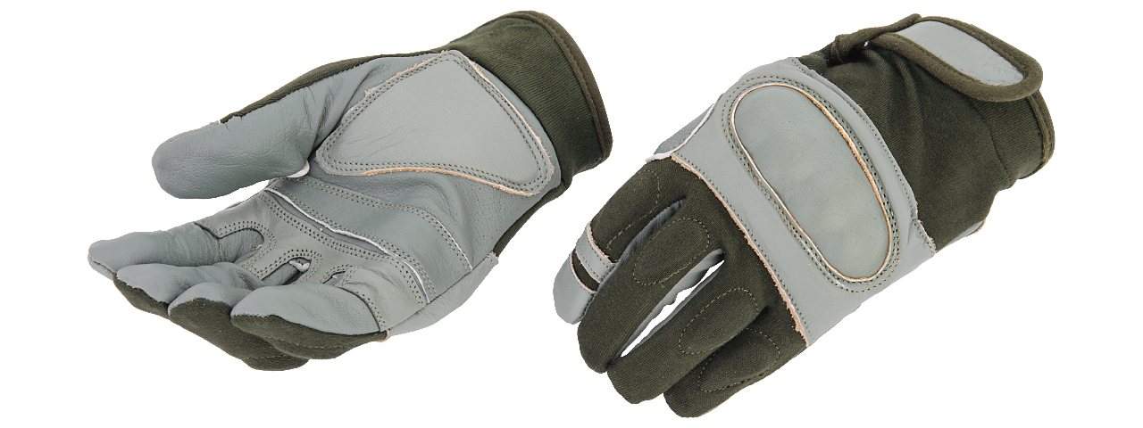 AC-804L Hard Knuckle Glove (Sage) - Size L - Click Image to Close