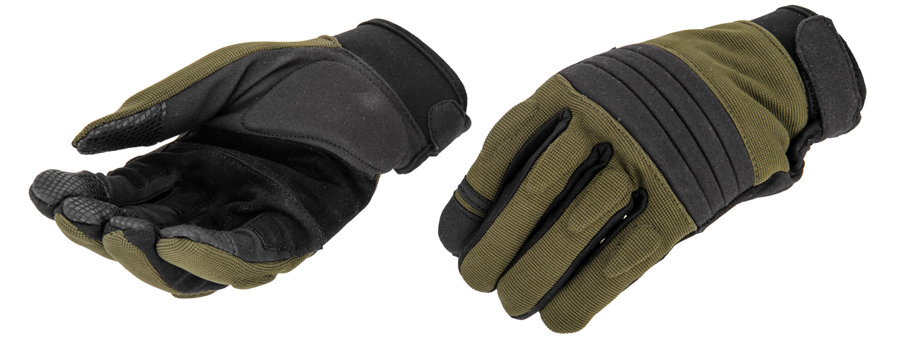 AC-811M OPS TACTICAL GLOVES (SAGE), MEDIUM - Click Image to Close