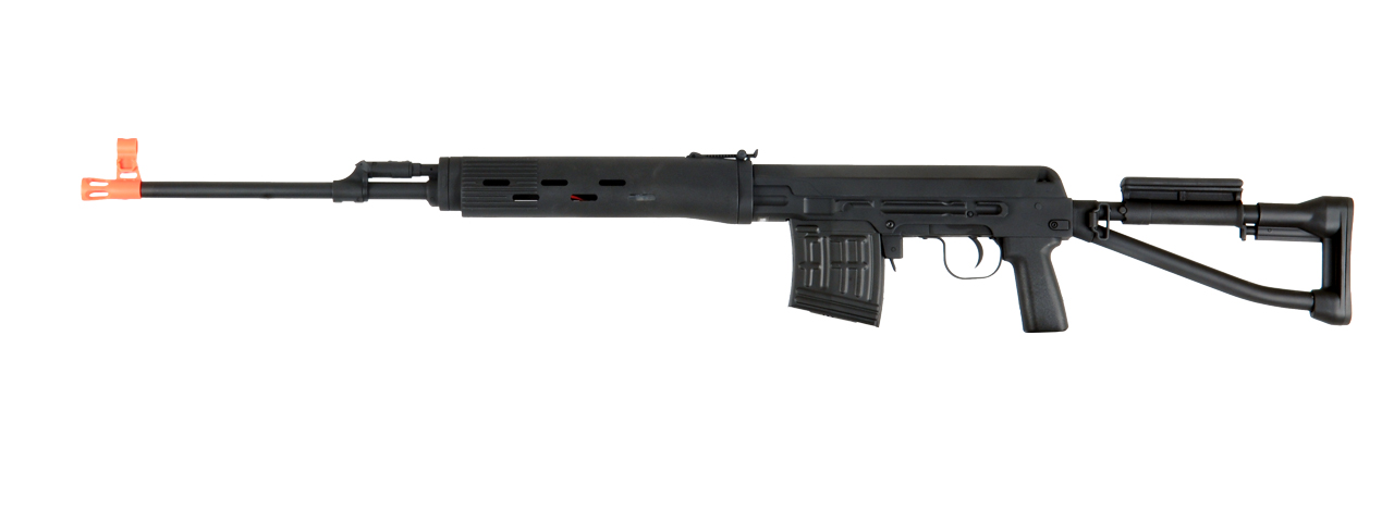Atlas Custom Works Airsoft SVD Dragonov AEG Folding Stock Full Metal Sniper Rifle - Click Image to Close