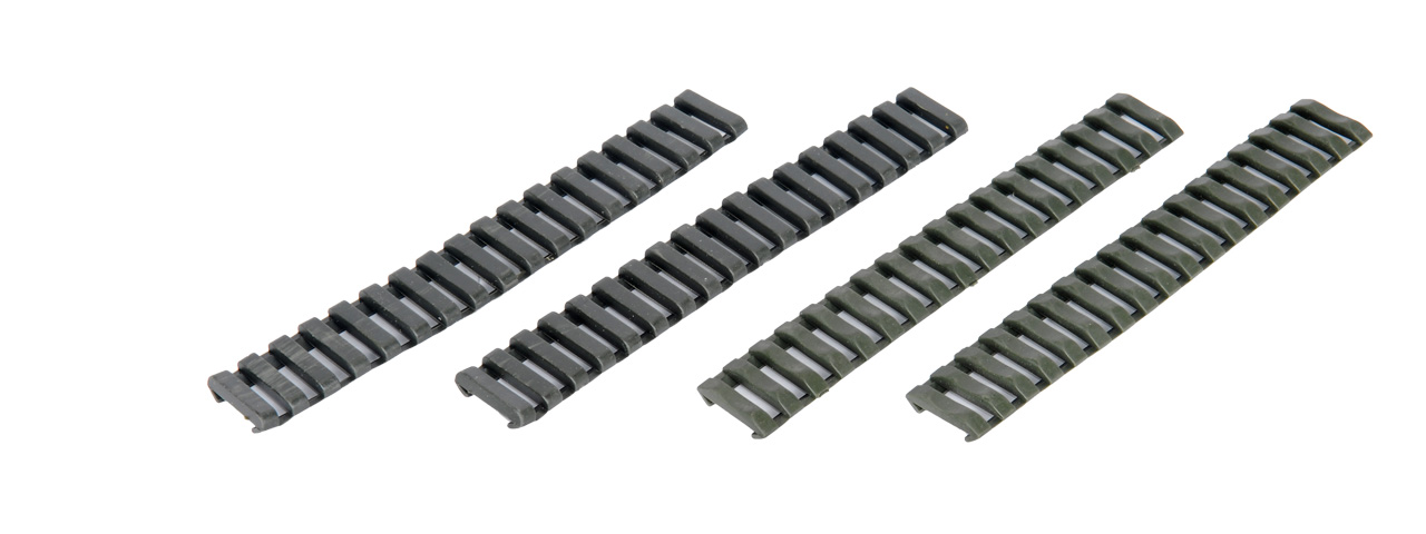 Dboys BI-07(OD-GREEN) Rail Ladder Covers, Set of 4 - OD - Click Image to Close