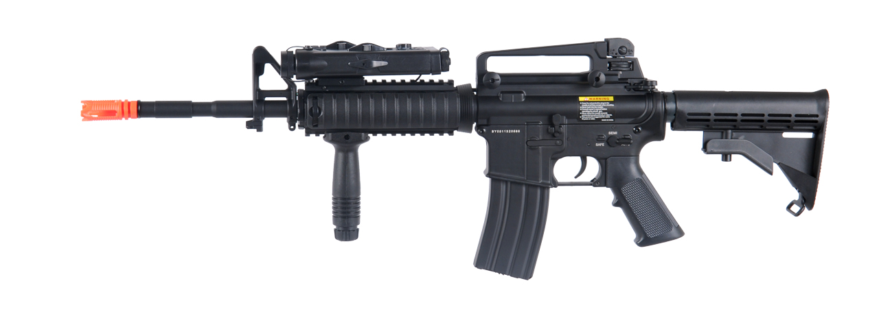 BI-5181M-NB M4 RIS CARBINE METAL AEG - NO BATTERY/CHARGER (BLACK) - Click Image to Close