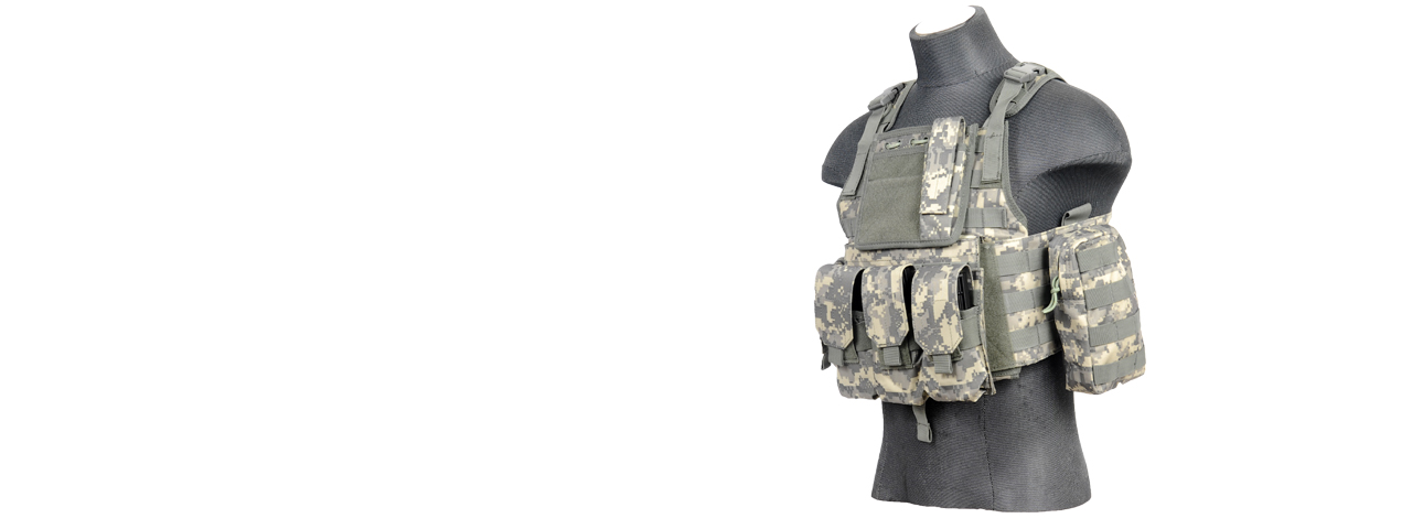 Lancer Tactical CA-305A Assault Tactical Vest in ACU - Click Image to Close
