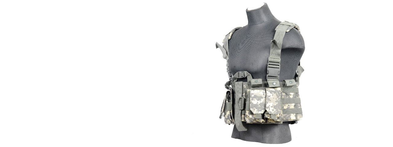 Lancer Tactical CA-306A M4 Chest Harness in ACU - Click Image to Close