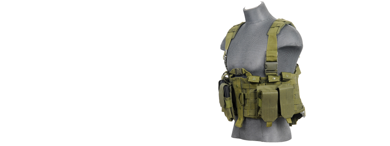 CA-306GN NYLON M4 CHEST HARNESS (OD) - Click Image to Close