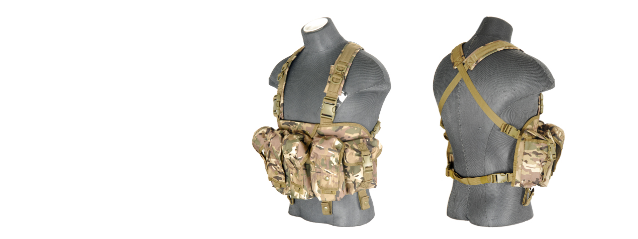 Lancer Tactical CA-308C AK Chest Rig in Camo - Click Image to Close
