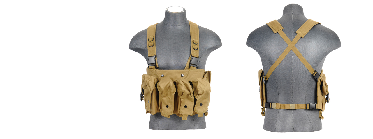 CA-308KN NYLON AK CHEST RIG (CB) - Click Image to Close