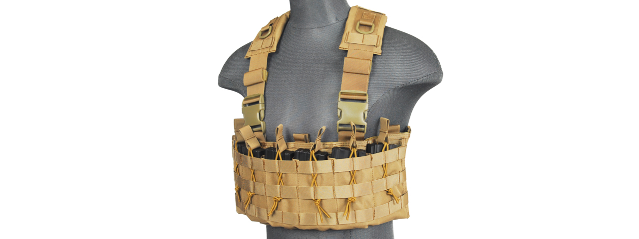 CA-316T DZN MAG HARNESS w/REAR HYDRATION COMPARTMENT (TAN) - Click Image to Close