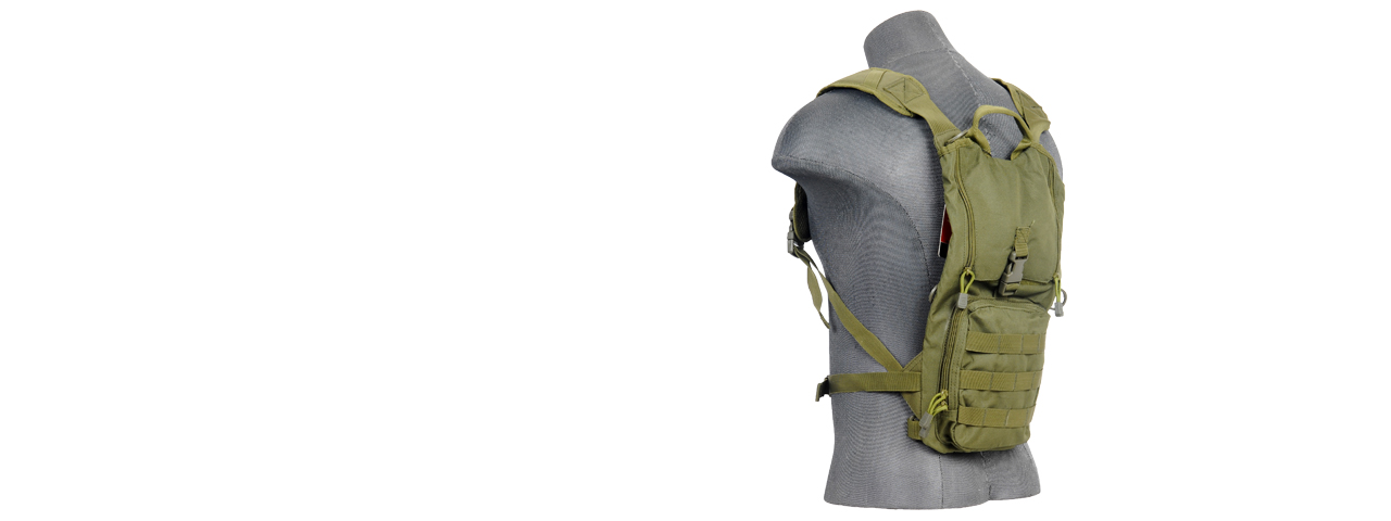 Lancer Tactical CA-321G Light Weight Hydration Pack in OD - Click Image to Close